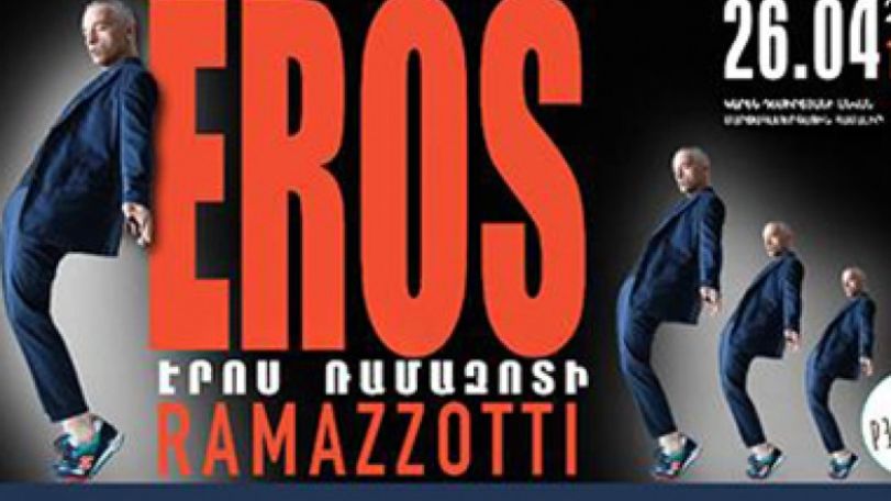Tickets go on sale for Eros Ramazzotti’s Yerevan concert 