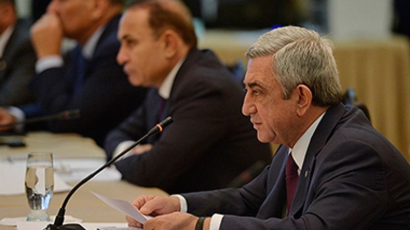 Armenian president participates in sitting of Nuclear Energy Safety Council 