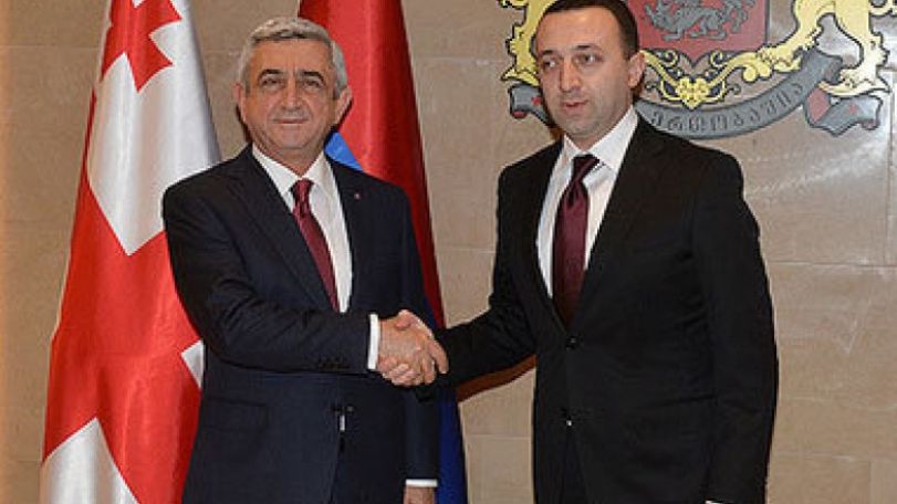  Armenian president, Georgian prime minister discuss infrastructure projects in Tbilisi 