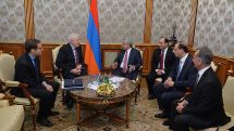 Президент Армении принял делегацию Европейской легкоатлетической ассоциации