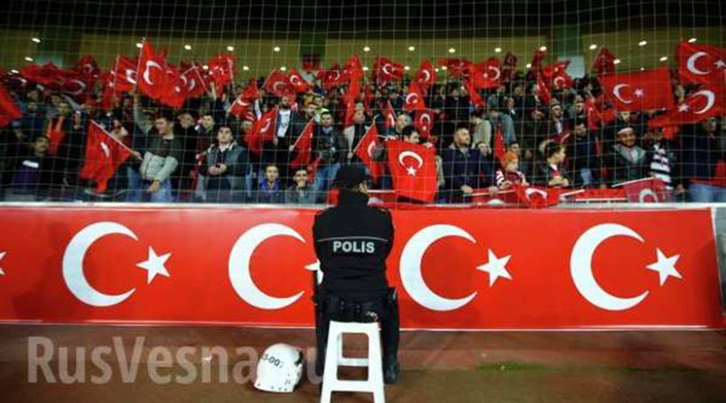 Turkey fans boo minute's silence for Paris victims