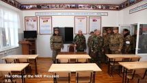 xxxxPresidents of Armenia and Karabakh visit Defense Army units, watch drills