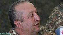Deputy chief of GS of Armenian forces M. Hakobyan on possibility of Stepanakert airport use by Russia