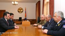 Karabakh president, Armenian prosecutor general discuss cooperation