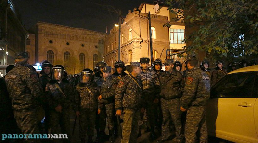 Police explain reason for detention of G. Yeghiazaryan, participant of rally against constitutional reform