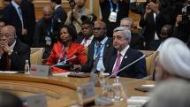 Ուֆայի գագաթնաժողով. Սերժ Սարգսյանը կարևորել է Իրան-Հայաստան երկաթգծի կառուցումը
