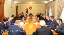 President of Artsakh holds Security Council meeting