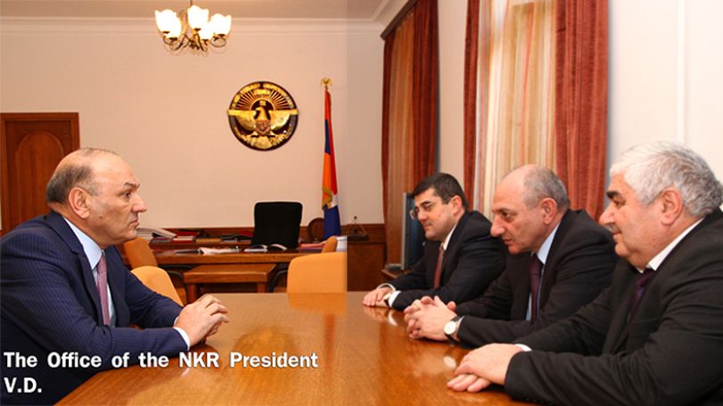 President of Artsakh, Armenian finance minister discuss financial cooperation
