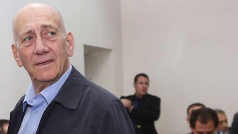Ehud Olmert 'satisfied' after bribery prison sentence reduced to 18 months