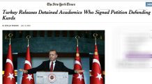 New York Times. Թուրքիայում ազատ արձակված գիտնականները վախենում են մեկնաբանել կատարվածը