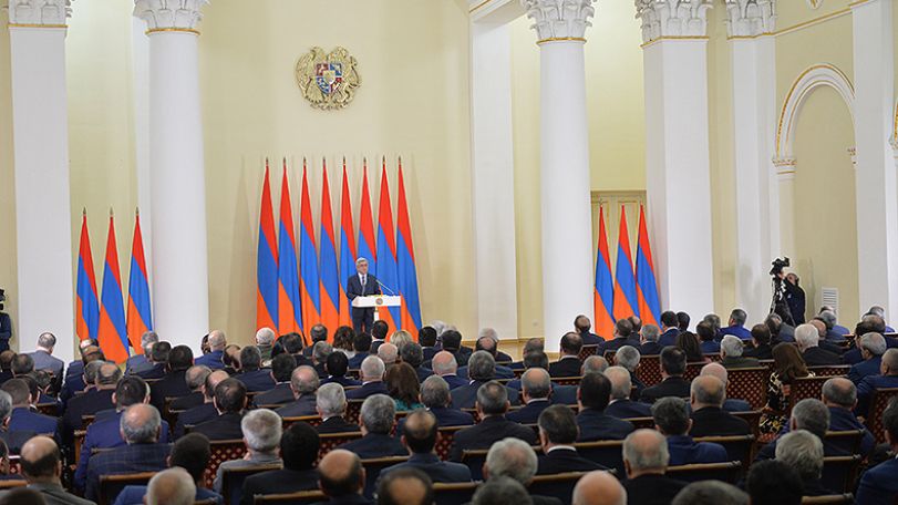 Президент С. Саргсян: Турция и Азербайджан пытались говорить с Арменией на языке угроз и силы, но это бесперспективно