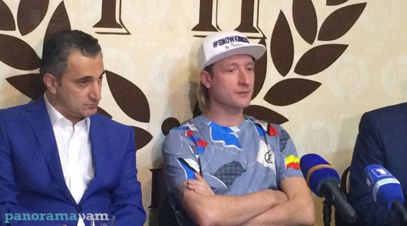 Evgeni Plushenko in Yerevan