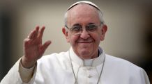 Pope Francis donates union symbol stone to Gyumri Church