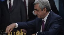 Blitz chess: Serzh Sargsyan vs. Ilyumzhinov