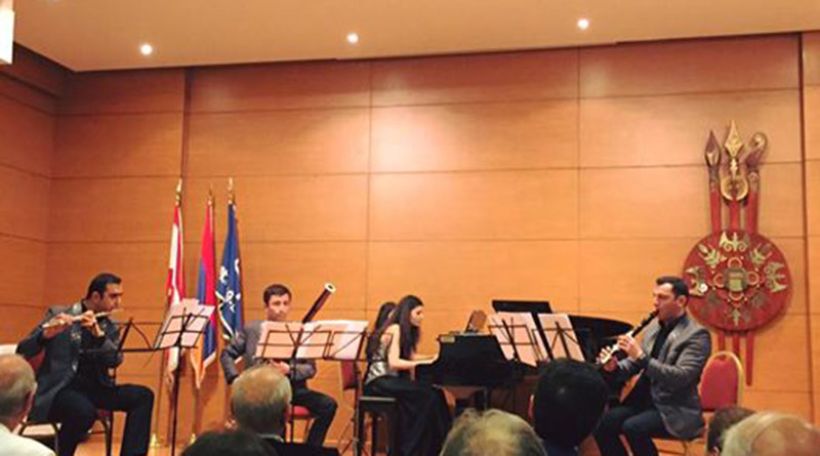 Alexander Aroutyunian woodwind-piano quartet concert in Beirut