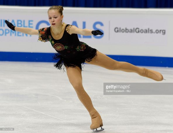 Anastasia Galustyan places 20th after the short program of ISU Figure skating Championships
