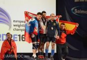 Weightlifter Vanik Avetisyan wins small bronze medal at the European Championships