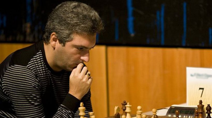 Vladimir Akopian won the fourth game at Dubai Open Chess Tournament