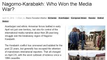 EurasiaNet: Who won the media war over Nagorno Karabakh?