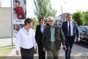 Charles Aznavour visits Tumo Center for Creative Technologies