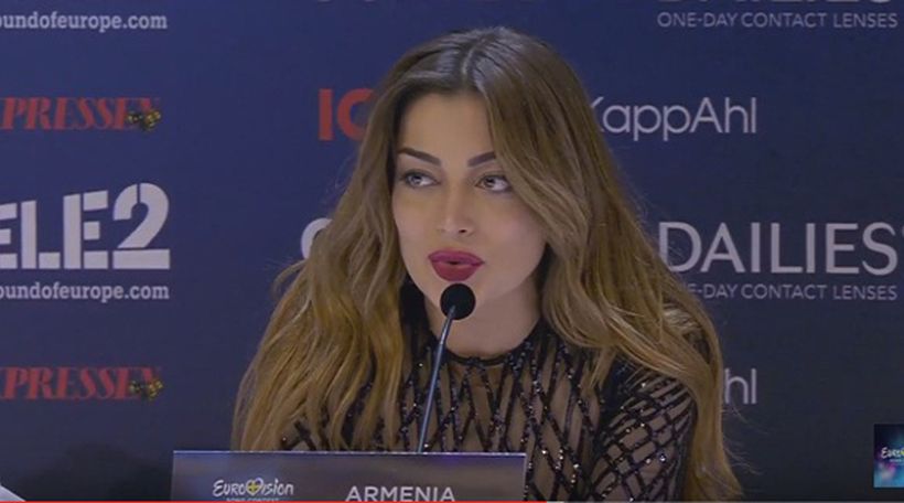 Eurovision 2016: Iveta Mukuchyan comments on raising the Artsakh flag