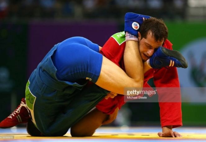 Tigran Kirakosyan -  silver medalist of the European Sambo Championship
