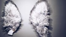 Children destroy glass art installation as adults film them