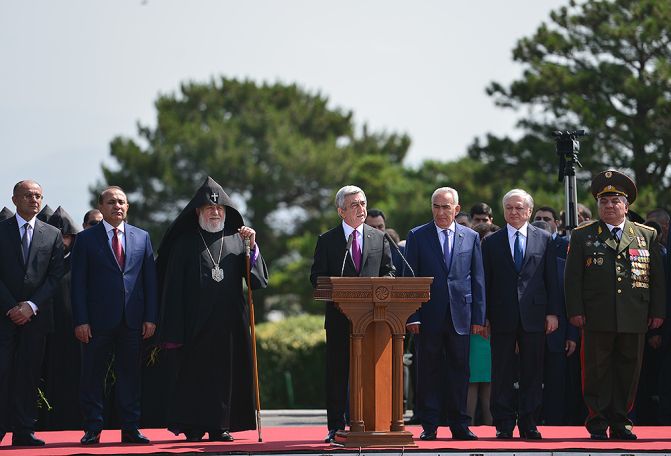 President Sargsyan: We prevailed, we survived, and we liberated ourselves