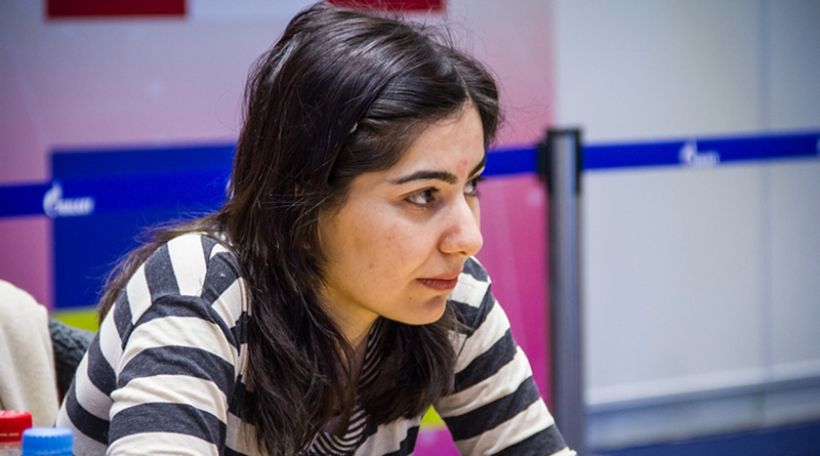 Lilit Mkrtchyan wins during 4th round of European Individual Women’s Championship