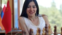 Lilit Mkrtchyan defeated Azerbaijani Gunay Mammadzada at European Individual Women’s Chess Championship