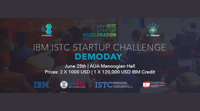 IBM ISTC Startup Challenge Demo Day on June 25