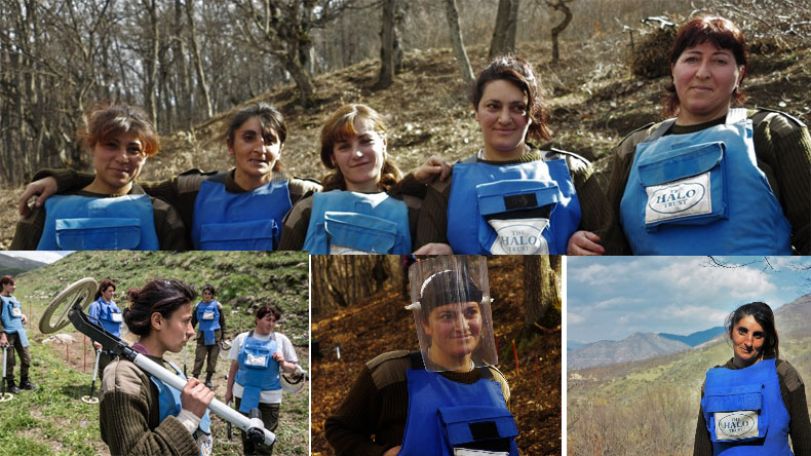 Women deminers have cleared 20.473 square meters in Nagorno Karabakh Republic