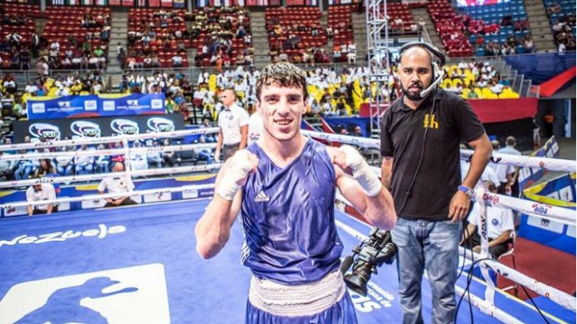 Boxer Hovhannes Bachkov starts qualifying tournament with victory
