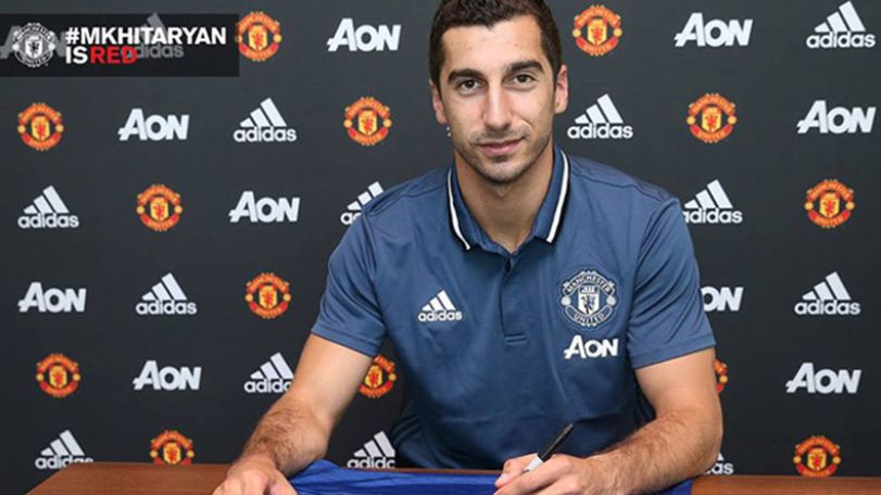 Henrikh Mkhitaryan takes on number 22