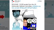 Wikileaks рассекретил свыше 19 тыс. писем, связанных с кандидатом в президенты США Хиллари Клинтон.