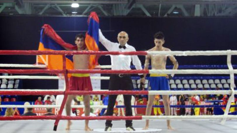 Hayk Gasparyan triumphed over Azerbaijani athlete, conquered gold medal