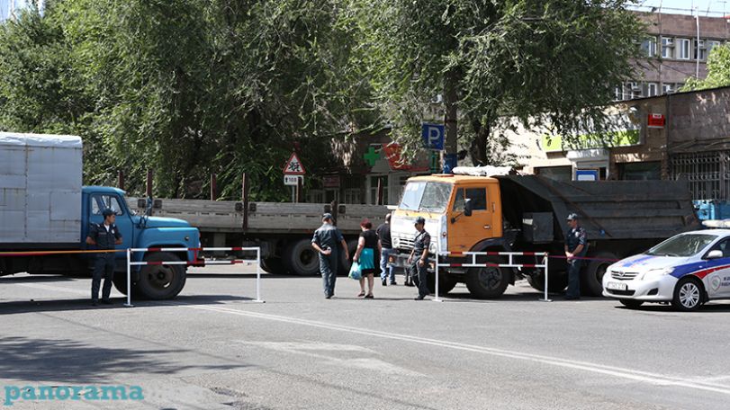 No incidents recorded at night at Erebuni Police HQ