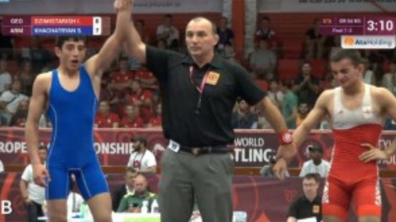 Wrestler Shant Khachatryan becomes European Cadet Championship winner
