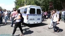 More police forces accumulated at Khorenatsi Street