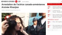 “ICI Radio Canada” interviews Arsinée Khanjian concerning incident with police