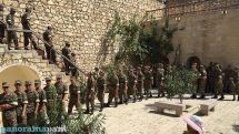 Soldiers “take over” Artsakh cultural sites