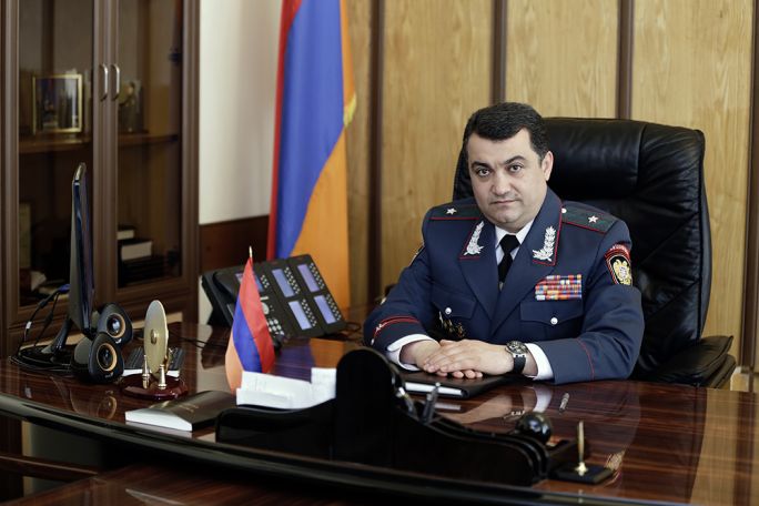 Head of Yerevan City Department of RA Police dismissed