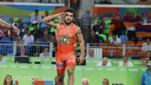 Armenian wrestler Mihran Harutyunyan triumphed over Azerbaijani athlete, qualified for the finals