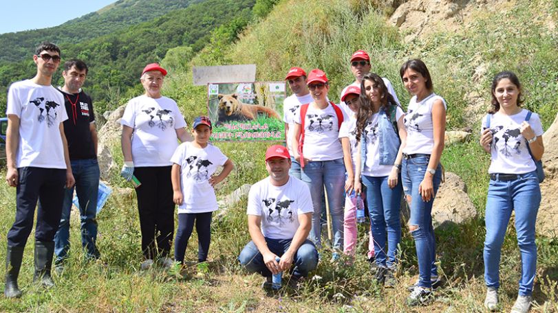 Coca-Cola Hellenic Armenia and Art Lunch employees have cleaned up Dalar river bank