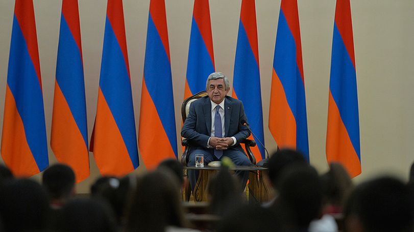 ՀՀ նախագահ. Ուսման ընթացքում երկու տարի ԶՈՒ-ում ծառայելն որևէ խոչընդոտ չէ լավ գիտելիք ստանալու համար