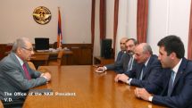 Artsakh Republic President held a meeting with Aso Tavitian