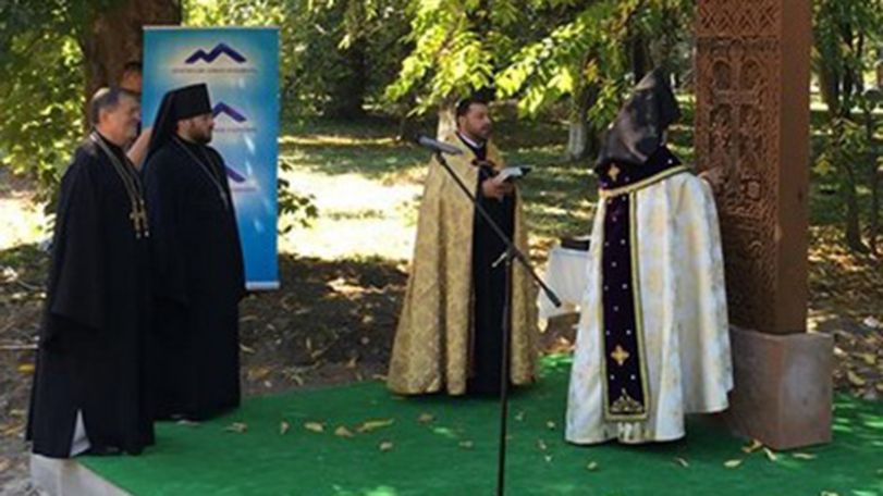 В украинском городе Винница состоялась церемония освящения хачкара в память жертв Геноцида армян
