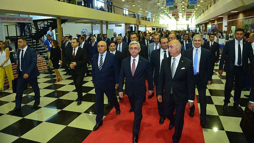 Серж Саргсян посетил выставку армянской продукции и услуг Made in Armenia-2016