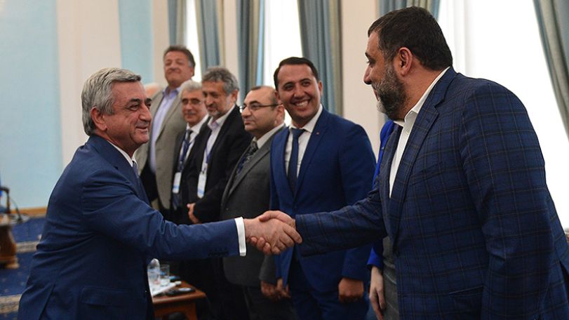 Նախագահն ընդունել է համահայկական գիտական համաժողովի մասնակիցներին