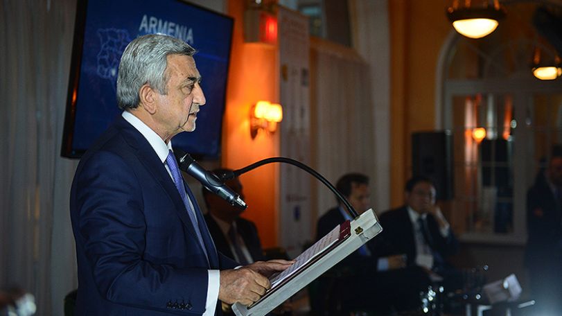 Serzh Sargyan: Armenia provides stable macro environment - the major precondition for businesses in seeking stability for their investments